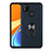 Custodia Silicone e Plastica Opaca Cover con Magnetico Anello Supporto S02 per Xiaomi Redmi 9C