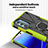 Custodia Silicone e Plastica Opaca Cover con Magnetico Anello Supporto S03 per Motorola Moto G Stylus (2022) 4G