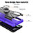 Custodia Silicone e Plastica Opaca Cover con Magnetico Anello Supporto S03 per Motorola Moto G Stylus (2022) 5G