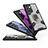 Custodia Silicone e Plastica Opaca Cover con Magnetico Anello Supporto S03 per Samsung Galaxy S23 Ultra 5G