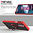 Custodia Silicone e Plastica Opaca Cover con Magnetico Anello Supporto S04 per Motorola Moto Edge 30 Pro 5G