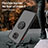 Custodia Silicone e Plastica Opaca Cover con Magnetico Anello Supporto S04 per Motorola Moto G Power (2021)