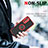 Custodia Silicone e Plastica Opaca Cover con Magnetico Anello Supporto S04 per Motorola Moto G Stylus (2022) 4G