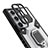 Custodia Silicone e Plastica Opaca Cover con Magnetico Anello Supporto S04 per Samsung Galaxy S22 Ultra 5G