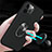 Custodia Silicone e Plastica Opaca Cover con Magnetico Anello Supporto S06 per Apple iPhone 12 Pro Max