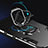 Custodia Silicone e Plastica Opaca Cover con Magnetico Anello Supporto S08 per Samsung Galaxy S23 Plus 5G