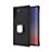 Custodia Silicone e Plastica Opaca Cover con Magnetico Anello Supporto T01 per Samsung Galaxy Note 10