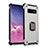 Custodia Silicone e Plastica Opaca Cover con Magnetico Anello Supporto T01 per Samsung Galaxy S10 5G