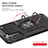 Custodia Silicone e Plastica Opaca Cover con Magnetico Anello Supporto T04 per Samsung Galaxy S21 5G