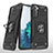 Custodia Silicone e Plastica Opaca Cover con Magnetico Anello Supporto T04 per Samsung Galaxy S22 Plus 5G