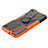 Custodia Silicone e Plastica Opaca Cover con Magnetico Anello Supporto T09 per Samsung Galaxy S22 Plus 5G