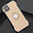 Custodia Silicone e Plastica Opaca Cover con Magnetico Anello Supporto Y01 per Apple iPhone 11