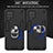 Custodia Silicone e Plastica Opaca Cover con Magnetico Anello Supporto Y01B per Samsung Galaxy A12