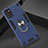 Custodia Silicone e Plastica Opaca Cover con Magnetico Anello Supporto Y01B per Samsung Galaxy A31