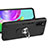 Custodia Silicone e Plastica Opaca Cover con Magnetico Anello Supporto Y01B per Samsung Galaxy A41