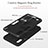 Custodia Silicone e Plastica Opaca Cover con Magnetico Anello Supporto Y01B per Samsung Galaxy M10