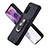 Custodia Silicone e Plastica Opaca Cover con Magnetico Anello Supporto Y01B per Samsung Galaxy S20 5G