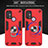Custodia Silicone e Plastica Opaca Cover con Magnetico Anello Supporto YB1 per Motorola Moto G10