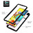 Custodia Silicone e Plastica Opaca Cover con Magnetico Anello Supporto YB1 per Samsung Galaxy M40S