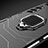 Custodia Silicone e Plastica Opaca Cover con Magnetico Anello Supporto Z01 per Xiaomi Redmi 7
