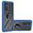 Custodia Silicone e Plastica Opaca Cover con Magnetico Anello Supporto ZJ1 per Samsung Galaxy A15 5G