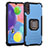 Custodia Silicone e Plastica Opaca Cover con Magnetico Anello Supporto ZJ2 per Samsung Galaxy A70