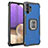 Custodia Silicone e Plastica Opaca Cover con Magnetico Anello Supporto ZJ2 per Samsung Galaxy M32 5G