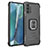 Custodia Silicone e Plastica Opaca Cover con Magnetico Anello Supporto ZJ2 per Samsung Galaxy Note 20 5G