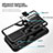 Custodia Silicone e Plastica Opaca Cover con Magnetico Anello Supporto ZL1 per Huawei P40 Pro