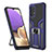 Custodia Silicone e Plastica Opaca Cover con Magnetico Anello Supporto ZL1 per Samsung Galaxy A32 4G