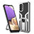 Custodia Silicone e Plastica Opaca Cover con Magnetico Anello Supporto ZL1 per Samsung Galaxy A32 4G