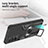 Custodia Silicone e Plastica Opaca Cover con Magnetico Anello Supporto ZL1 per Samsung Galaxy A52 5G