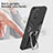 Custodia Silicone e Plastica Opaca Cover con Magnetico Anello Supporto ZL1 per Samsung Galaxy F02S SM-E025F
