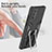 Custodia Silicone e Plastica Opaca Cover con Magnetico Anello Supporto ZL1 per Samsung Galaxy Note 20 5G