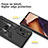 Custodia Silicone e Plastica Opaca Cover con Magnetico Anello Supporto ZL1 per Samsung Galaxy Note 20 Ultra 5G