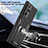 Custodia Silicone e Plastica Opaca Cover con Magnetico Anello Supporto ZL1 per Samsung Galaxy Note 20 Ultra 5G