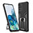 Custodia Silicone e Plastica Opaca Cover con Magnetico Anello Supporto ZL1 per Samsung Galaxy S20 Plus 5G