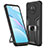 Custodia Silicone e Plastica Opaca Cover con Magnetico Anello Supporto ZL1 per Xiaomi Mi 10T Lite 5G Nero