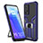 Custodia Silicone e Plastica Opaca Cover con Magnetico Anello Supporto ZL1 per Xiaomi Redmi K30S 5G Blu