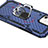Custodia Silicone e Plastica Opaca Cover con Magnetico Supporto A01 per Apple iPhone 12 Mini