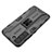 Custodia Silicone e Plastica Opaca Cover con Magnetico Supporto A01 per Samsung Galaxy S21 Plus 5G