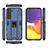 Custodia Silicone e Plastica Opaca Cover con Magnetico Supporto A02 per Samsung Galaxy S23 Plus 5G
