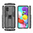 Custodia Silicone e Plastica Opaca Cover con Magnetico Supporto KC1 per Samsung Galaxy A51 4G
