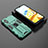 Custodia Silicone e Plastica Opaca Cover con Magnetico Supporto KC1 per Xiaomi Poco M5 4G