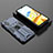 Custodia Silicone e Plastica Opaca Cover con Magnetico Supporto KC1 per Xiaomi Poco M5 4G