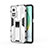 Custodia Silicone e Plastica Opaca Cover con Magnetico Supporto KC1 per Xiaomi Redmi K30S 5G