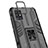 Custodia Silicone e Plastica Opaca Cover con Magnetico Supporto KC2 per Samsung Galaxy A51 4G
