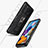 Custodia Silicone e Plastica Opaca Cover con Magnetico Supporto MQ1 per Samsung Galaxy A21