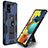 Custodia Silicone e Plastica Opaca Cover con Magnetico Supporto MQ1 per Samsung Galaxy M40S