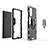 Custodia Silicone e Plastica Opaca Cover con Magnetico Supporto N01 per Samsung Galaxy Note 20 5G